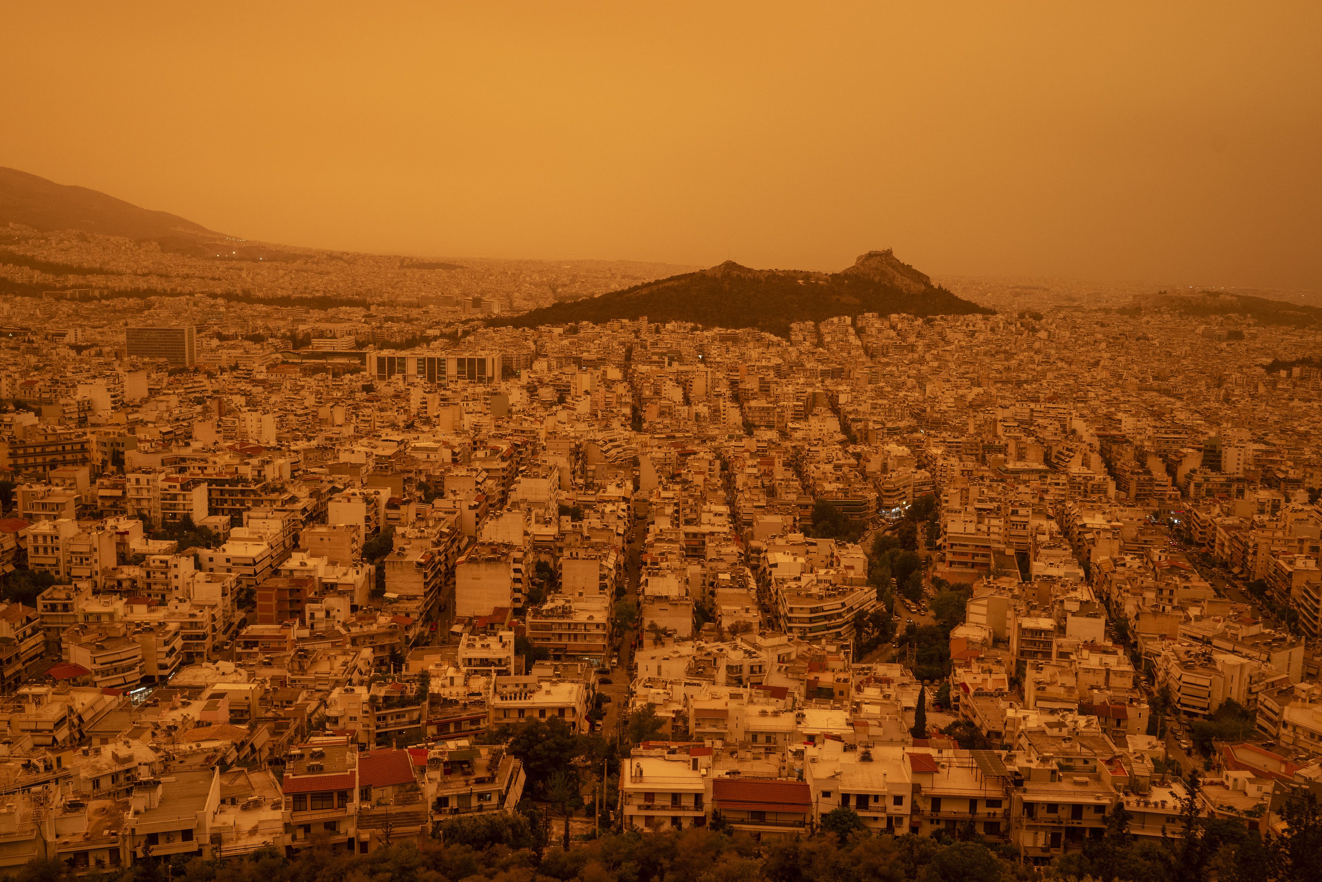 Atenas - Grecia - Polvo - Sáhara