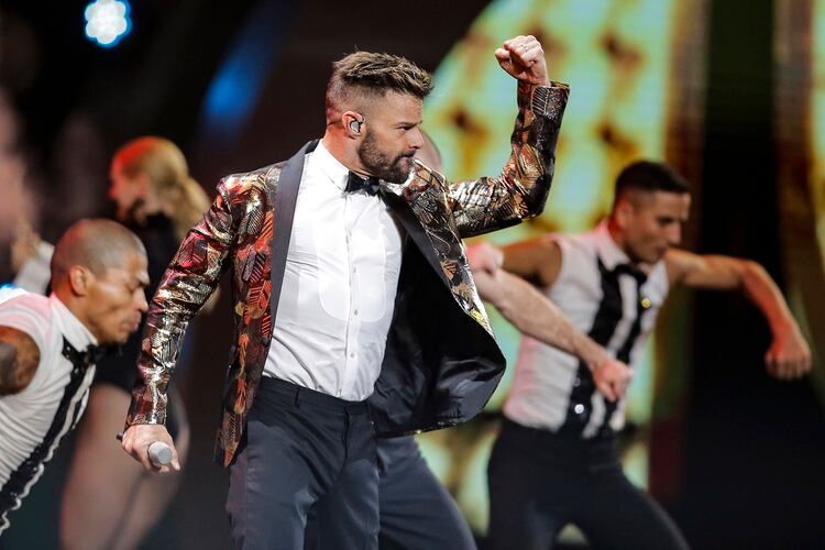 Ricky Martin abrió el Festival de Viña del Mar 2020 (Foto: JAVIER TORRES / AFP)