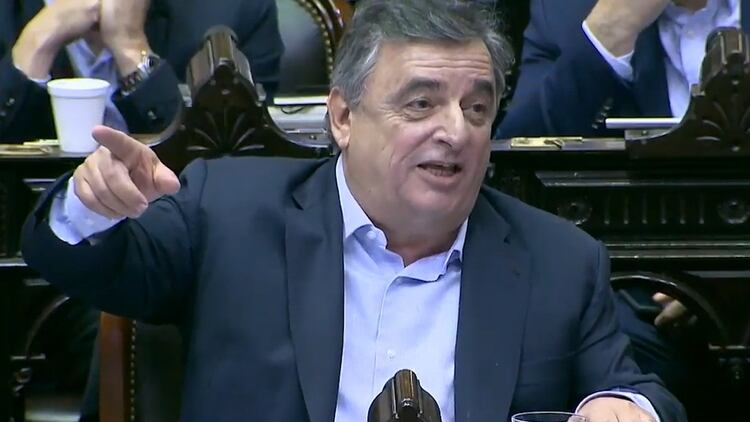 Diputado Mario Negri, jefe del interbloque de Cambiemos.