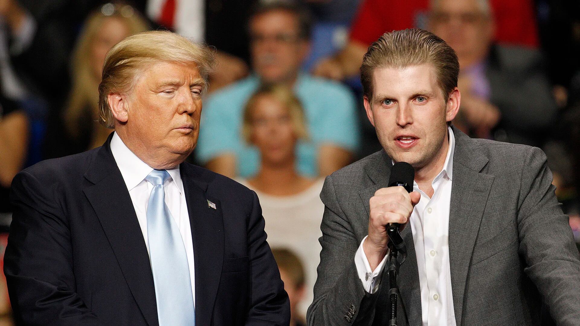 Donald y Eric Trump (Reuters)