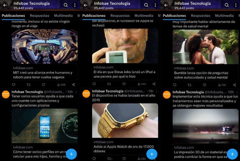 En su versión más reciente, X sí permite a los usuarios de Android ver los titulares de los enlaces que se publican en su plataforma. (Infobae)