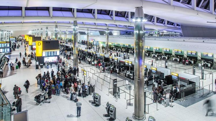 Heathrow es una de las dos terminales aÃ©reas mÃ¡s importantes de Londres