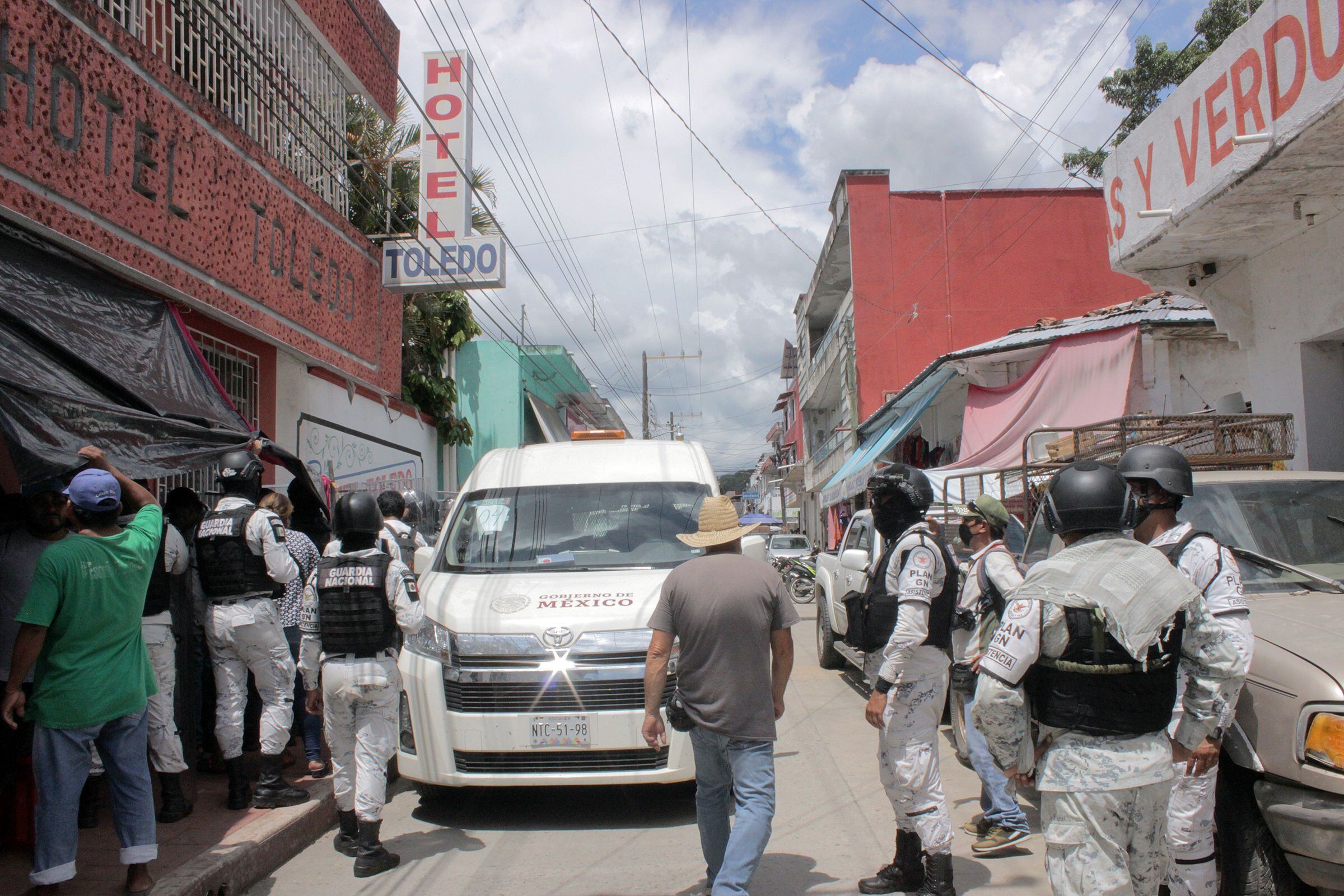 La Guardia Nacional de México admite que disparó contra vehículo de migrantes
