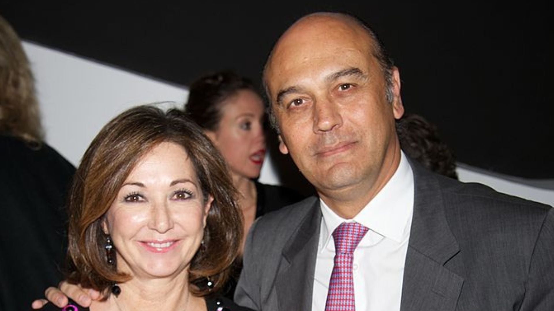 Ana Rosa Quintana y su marido Juan Muñoz (Getty Images).