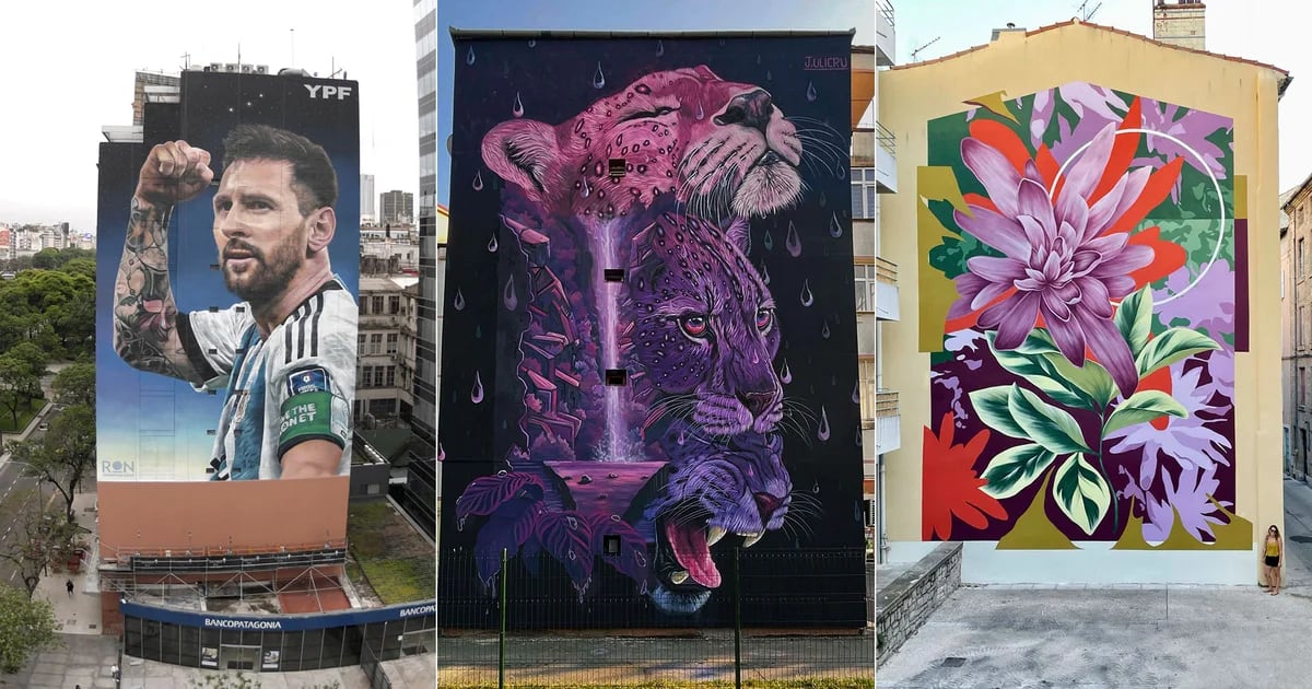 Four Argentines compete for the “Best Mural in the World”