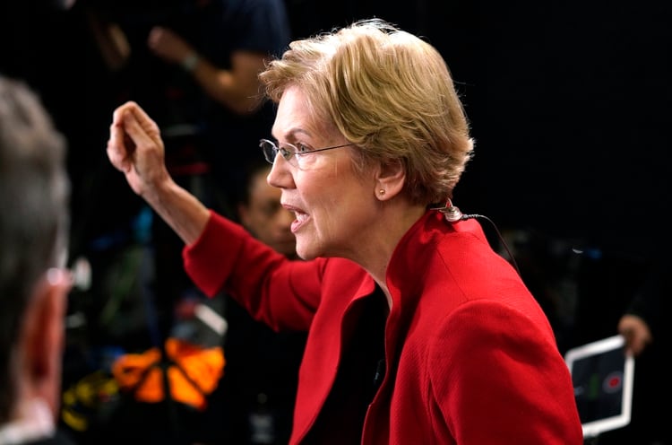 La demócrata Elizabeth Warren tiene una iniciativa para limitar el poder de los gigantes tecnológicos (REUTERS/Kyle Grillot)