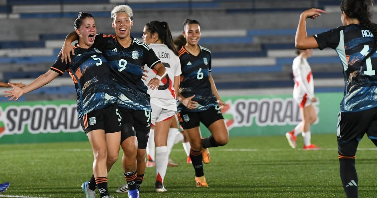 Peru vs Argentina 5-0: goals and summary of the ‘bicolor’ defeat by the South American women’s Under 20