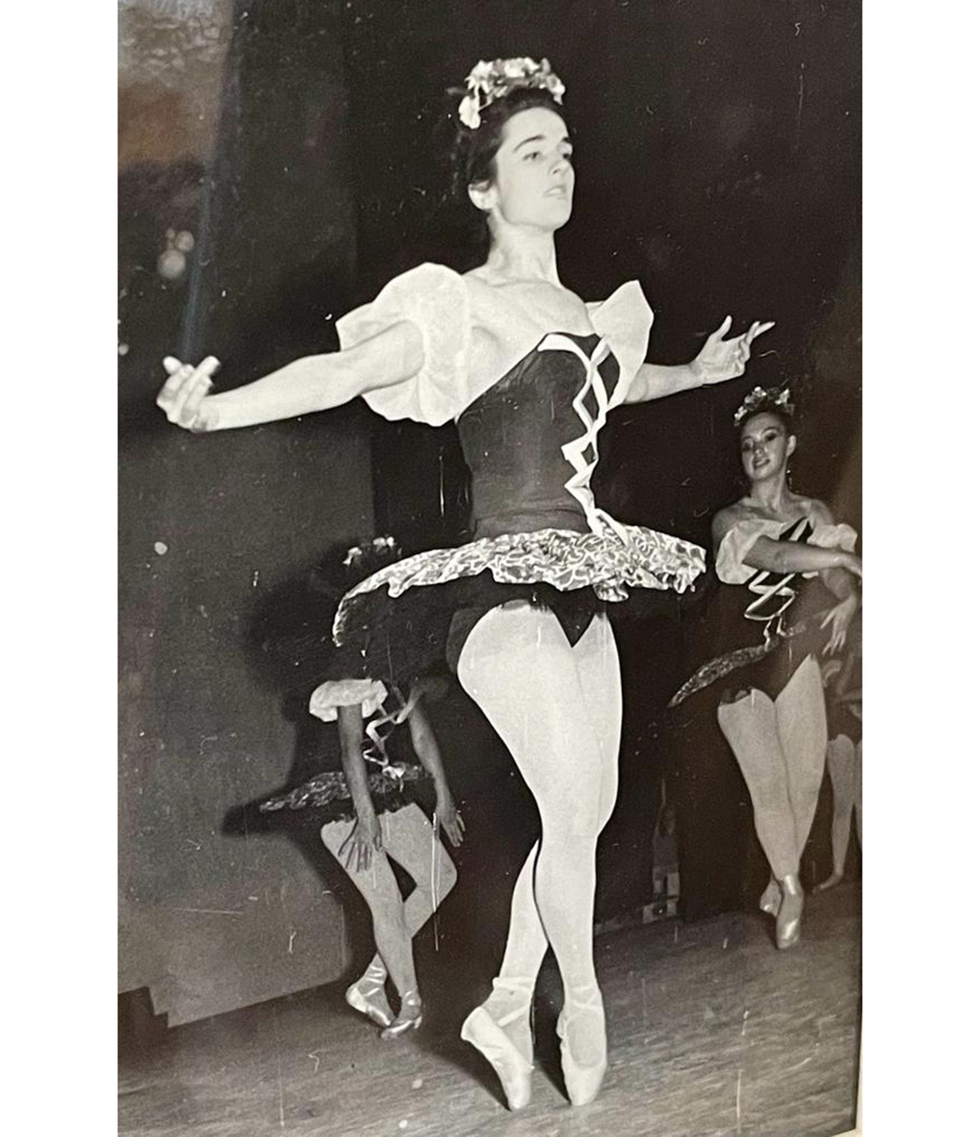 Rosa Monteferrario, madre de Araceli González, en sus tiempos como bailarina. Un arte que resignó para formar una familia