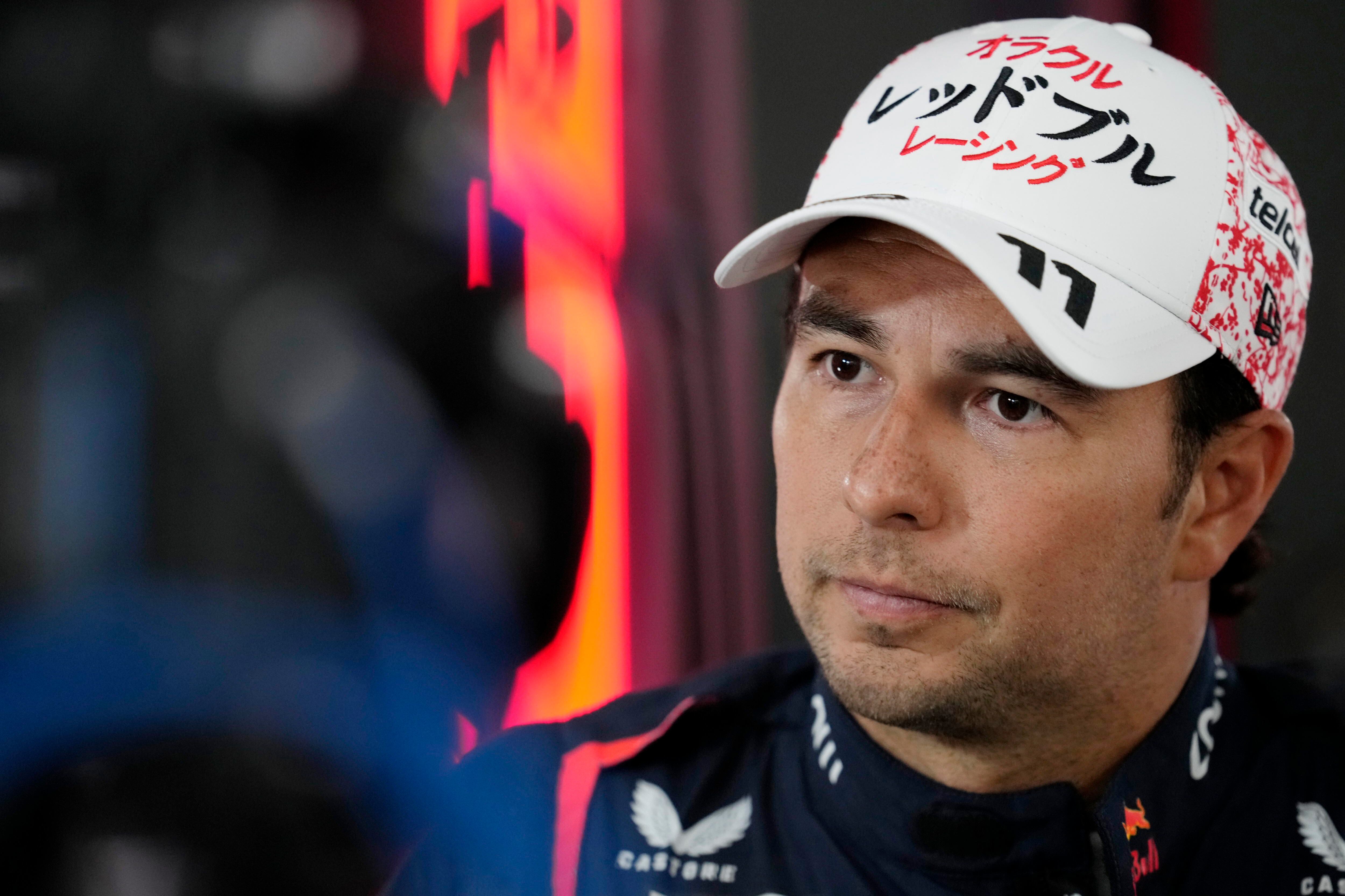 El mexicano Sergio Pérez, piloto del equipo Red Bull de Fórmula Uno. EFE/EPA/FRANCK ROBICHON
