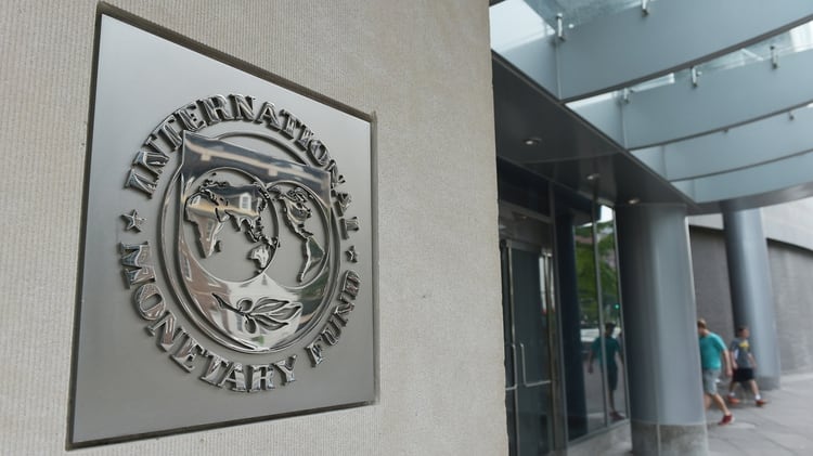 El edificio del Fondo Monetario Internacional en Washington