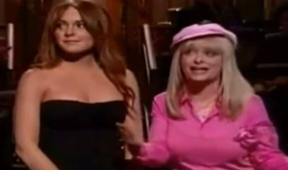 Lindsay Lohan Hilary Duff SNL