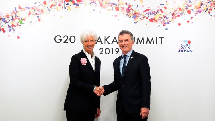 Macri y Lagarde, la ultima vez que se vieron en el G20 de Japón
