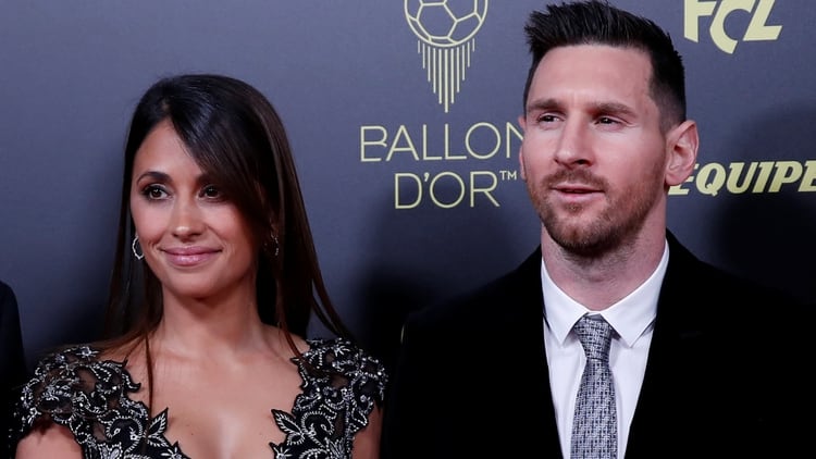 Antonela Roccuzzo y Lionel Messi 