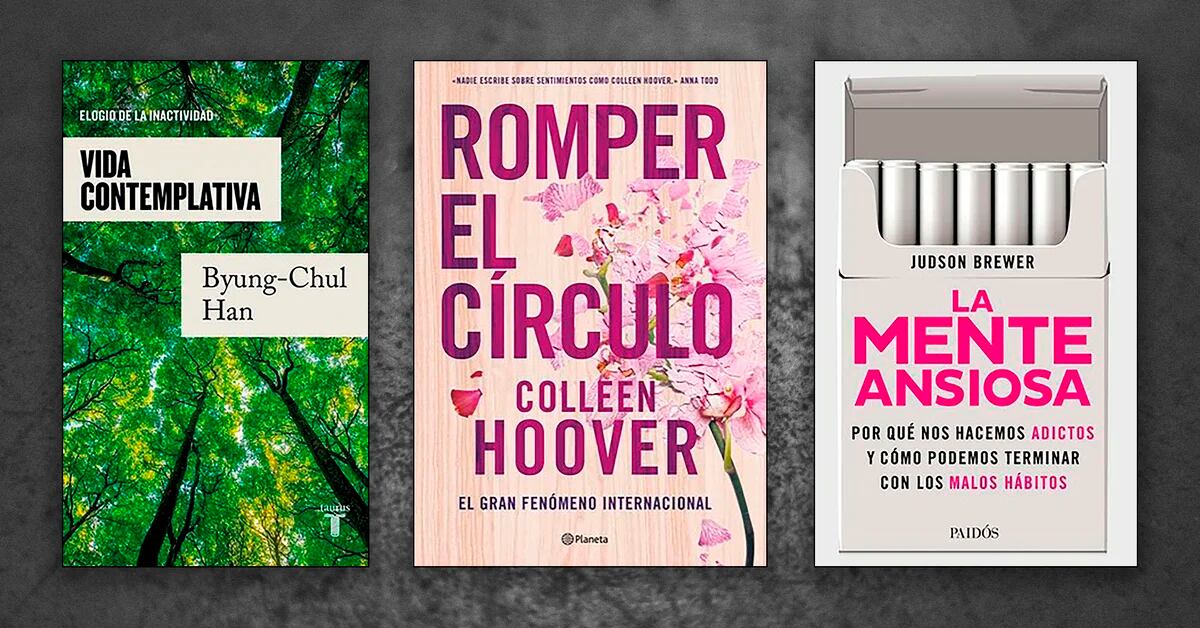 To read on the weekend: the bestsellers “The Anxious Mind”, “Break the Circle” and “Contemplative Life” for less than 1200 Argentine pesos