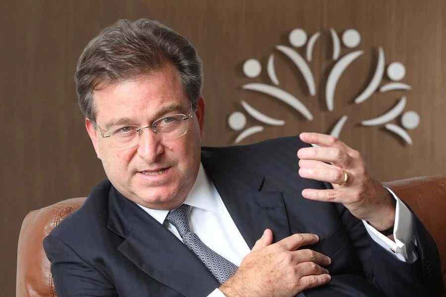 Jaime Gilinski cabeza del Grupo Gilinski, que junto con el grupo árabe IHC lograron romper el enroque accionario del Grupo Empresarial Antioqueño y adueñarse de Nutresa - crédito archivo.