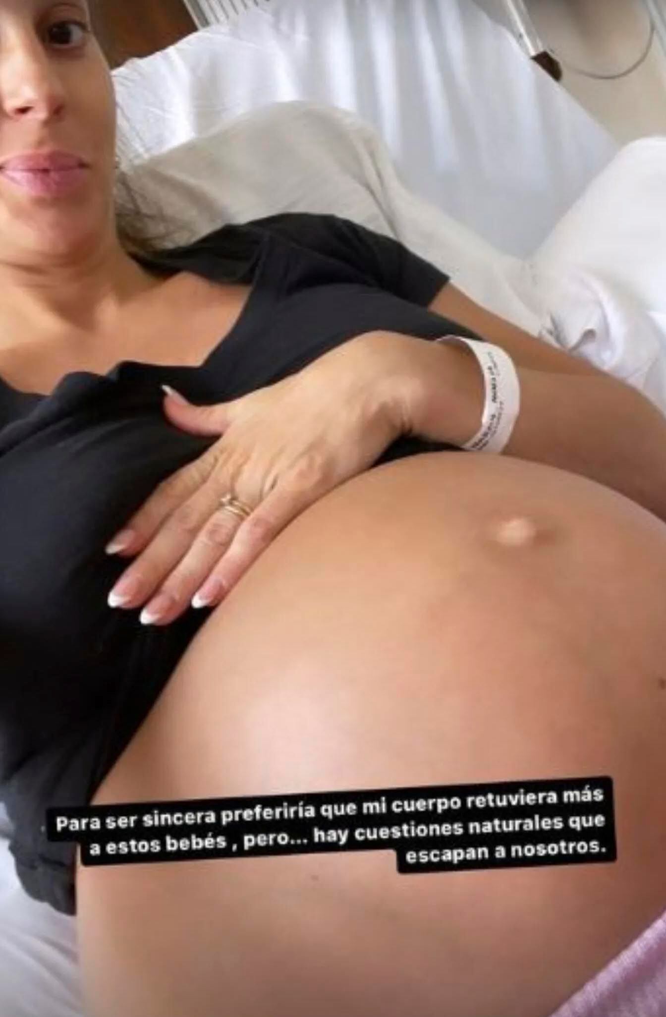 Noelia Marzol fue internada en medio de su embarazo y debe hacer reposo