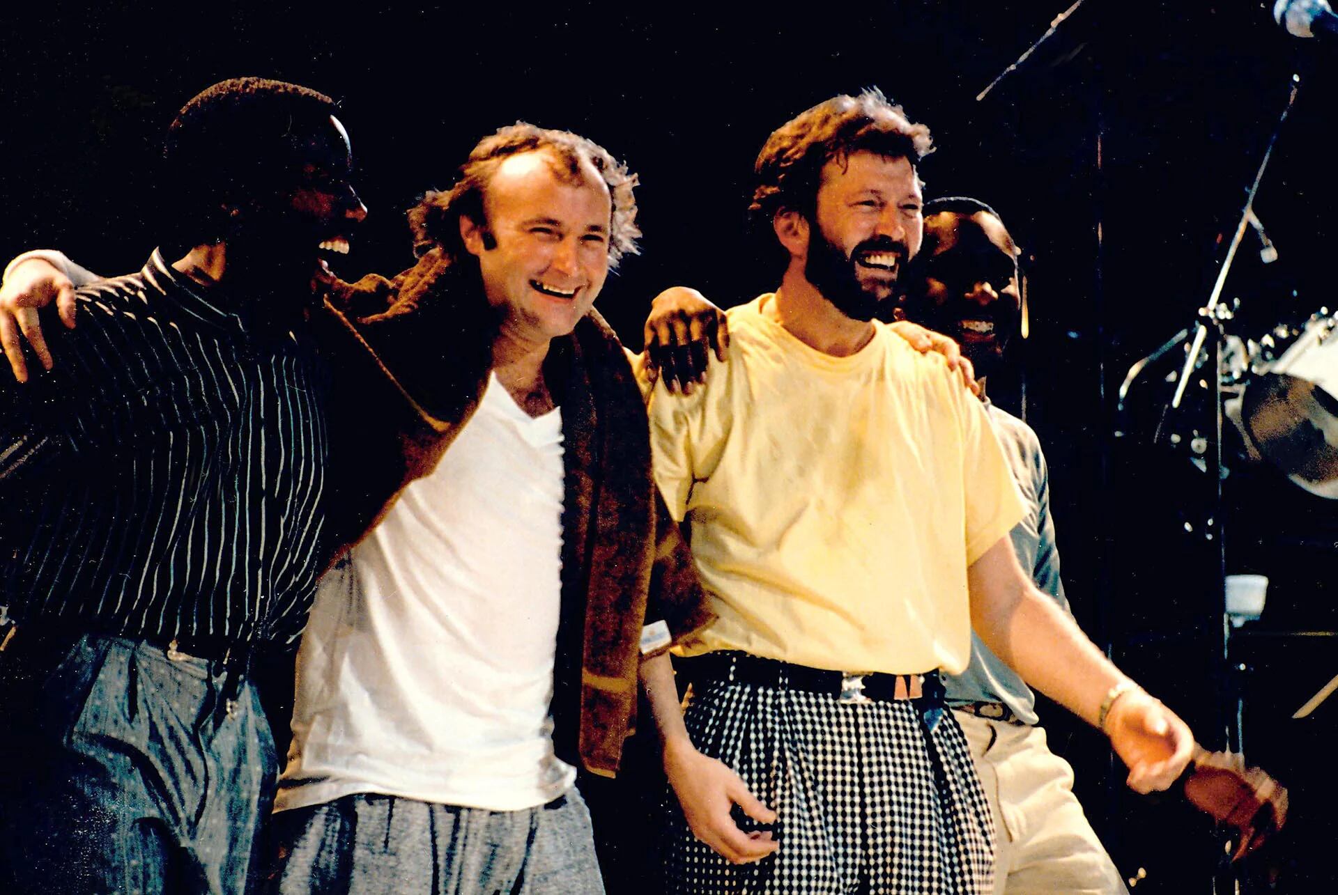 Phil Collins terminó su show en Wembley y tomó un avión supersónico para estar en Filadelfia en menos de tres horas y tocar con Eric Clapton y Led Zeppelin, siendo el único músico que tocó en ambos escenarios