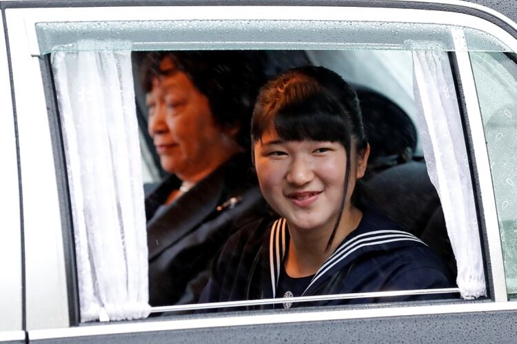 La princesa Aiko llega al Palacio Imperial (REUTERS/Kim Kyung-Hoon)