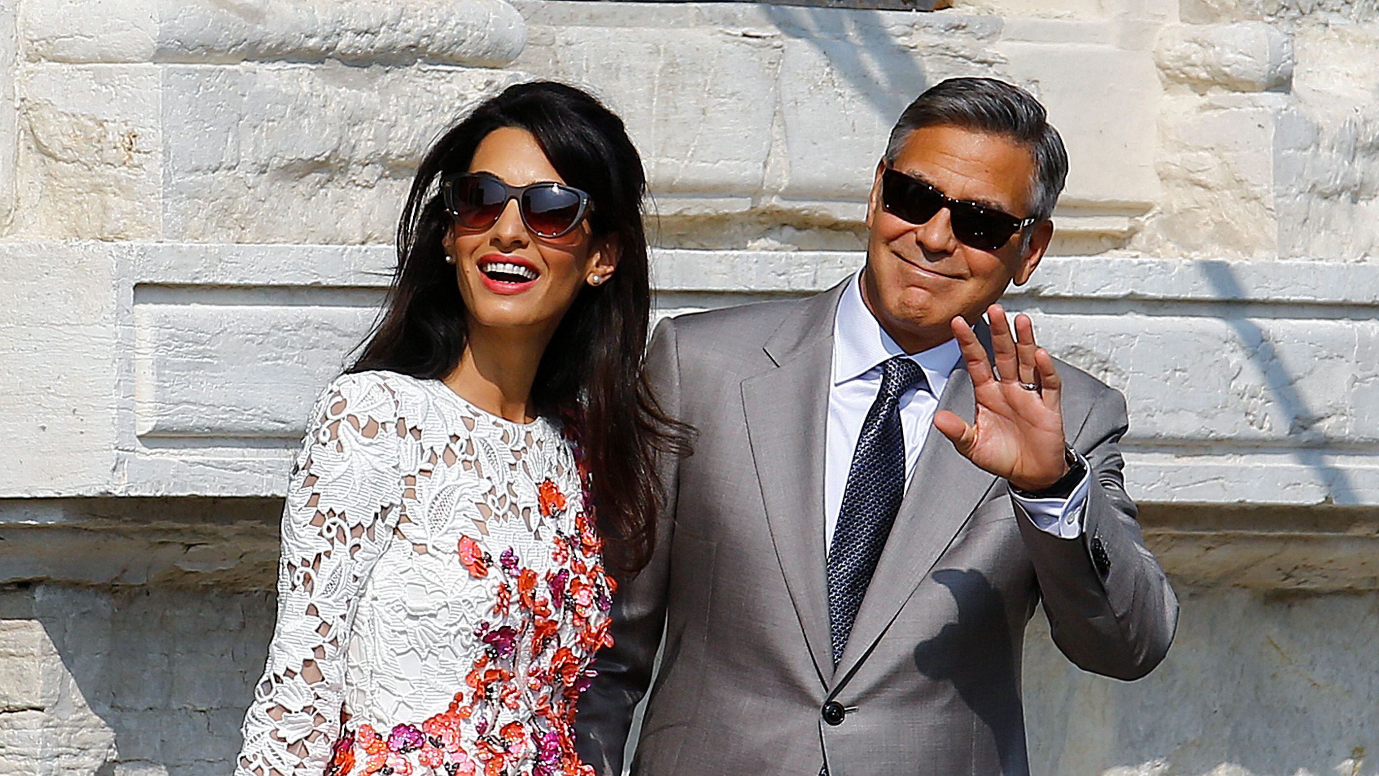 George Clooney y Amal Alamuddin (Reuters)