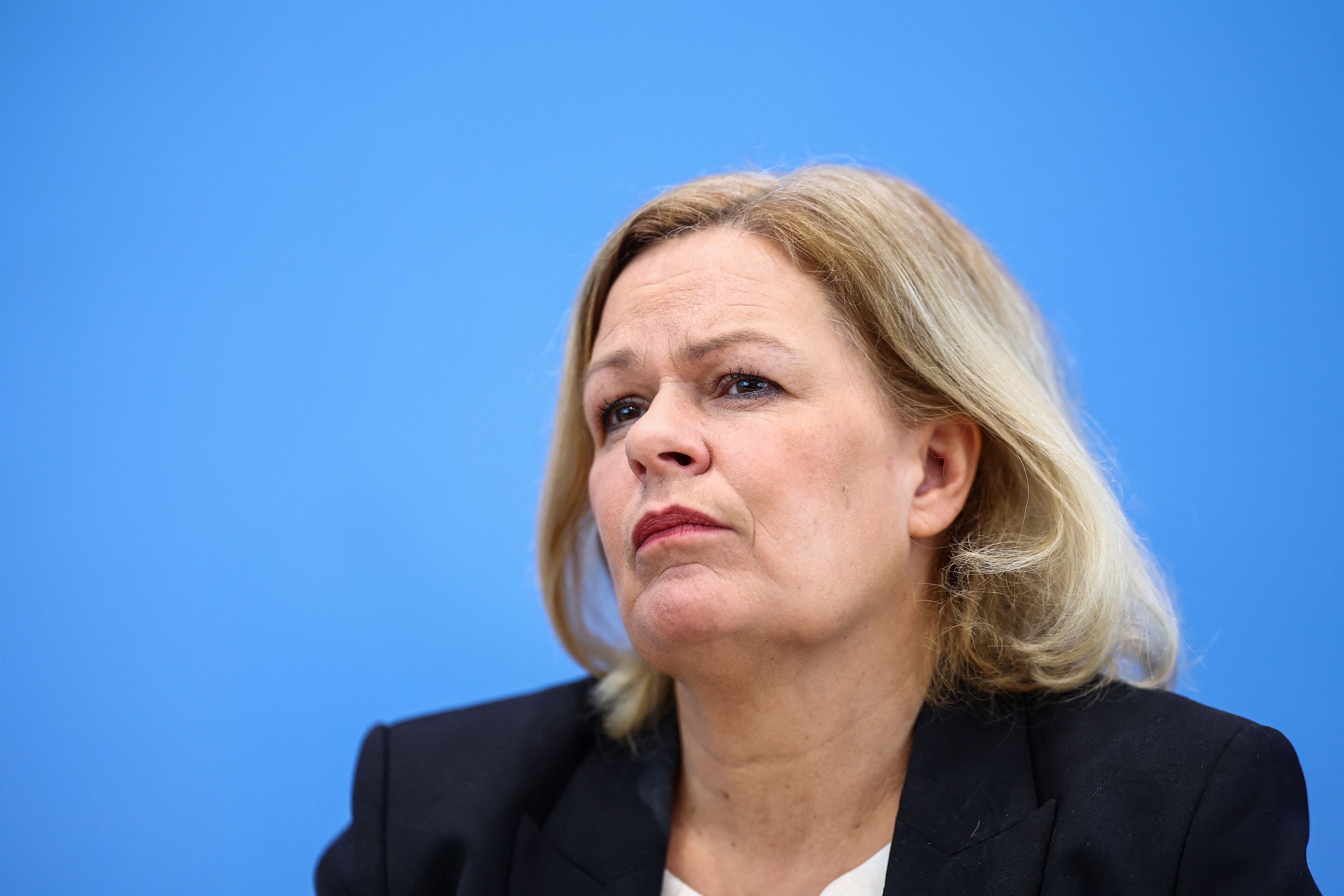 La ministra alemana del Interior Nancy Faeser (REUTERS/Lisi Niesner)