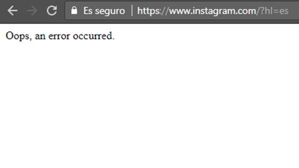 Los usuarios de varios países del mundo no pueden acceder a Instagram
