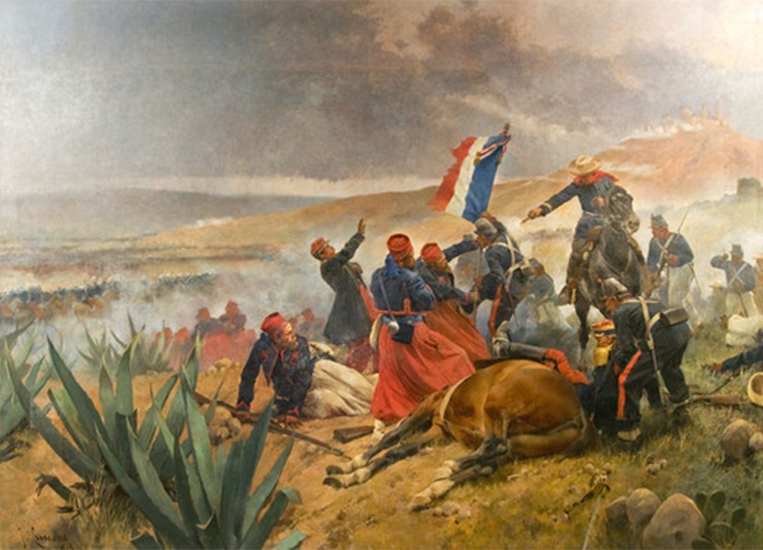 Los franceses han invadido México en dos ocasiones, la primera en 1838 y la segunda en 1861.  (Foto: inah)
