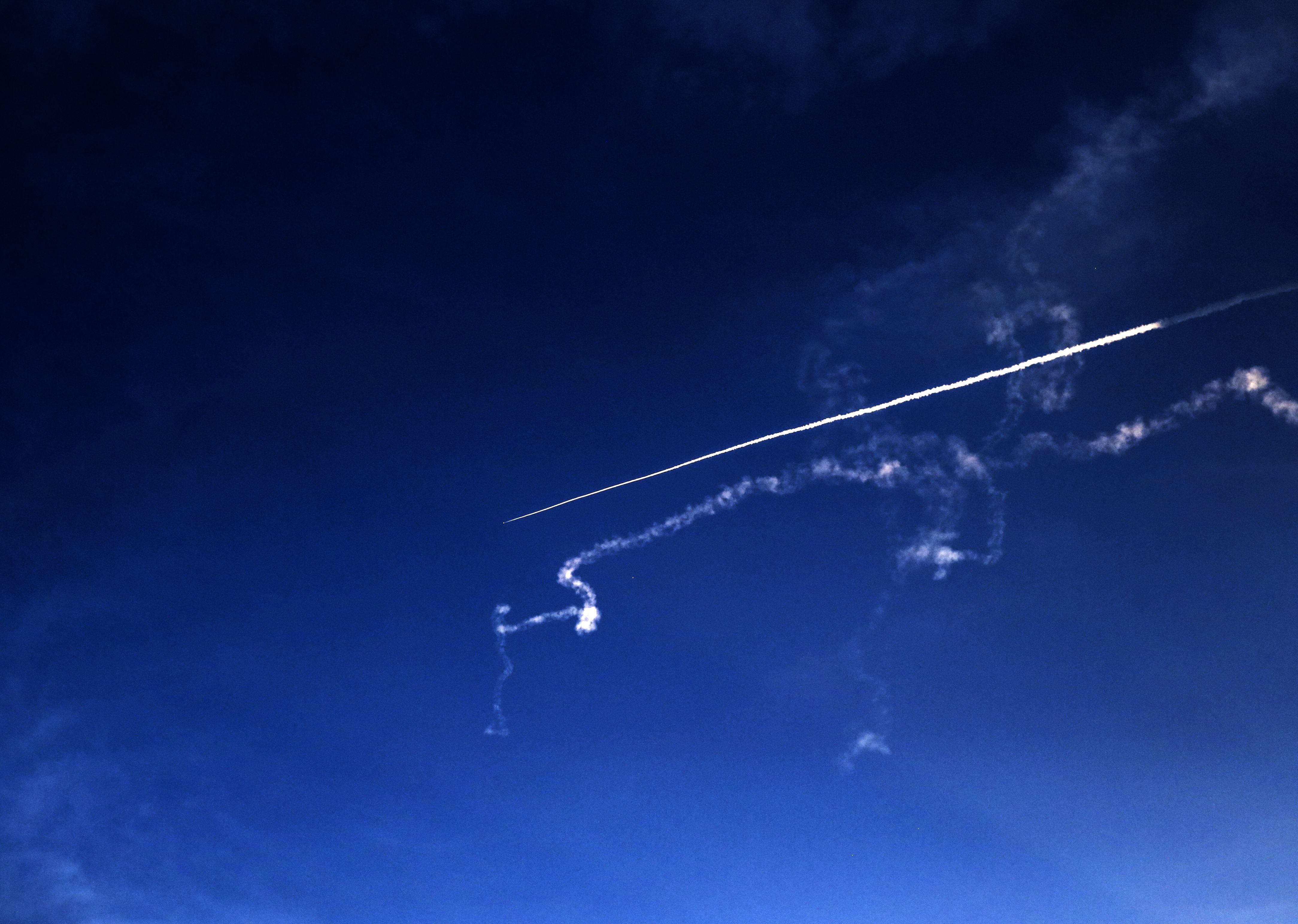 El disparo de cohetes contra Israel y Gaza (Europa Press/Contacto/Mahmoud Issa)