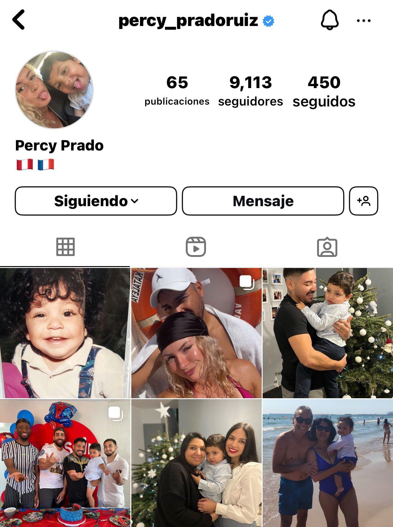 Percy Prado dejó mensajes inquietantes en su cuenta de IG. - Crédito: percy_pradoruiz