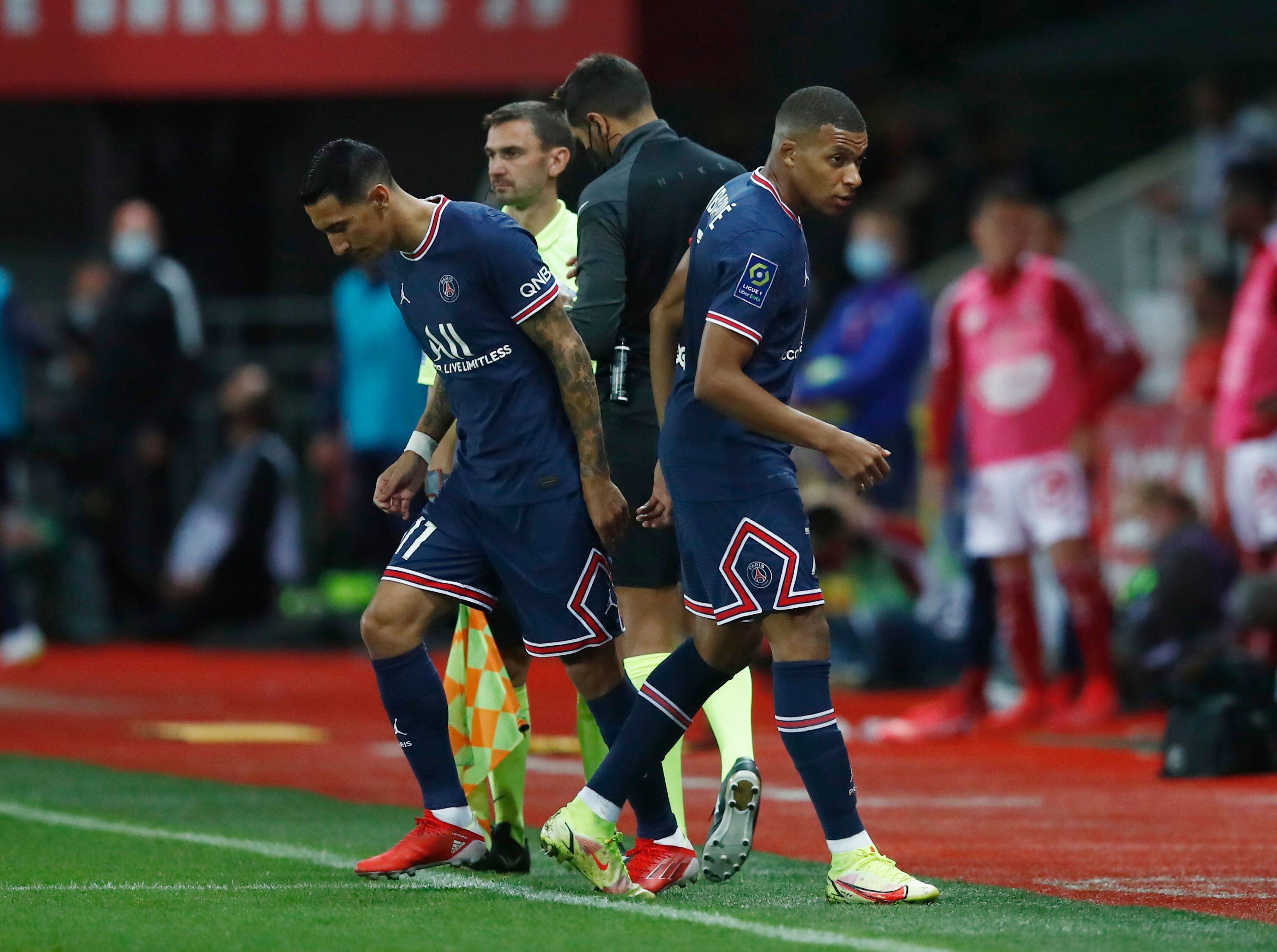 Di María spoke of the future of Mbappé in Paris (REUTERS / Stephane Mahe)