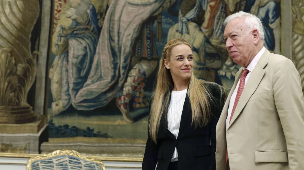Lilian Tintori se reunió con José Manuel García-Margallo (EFE)