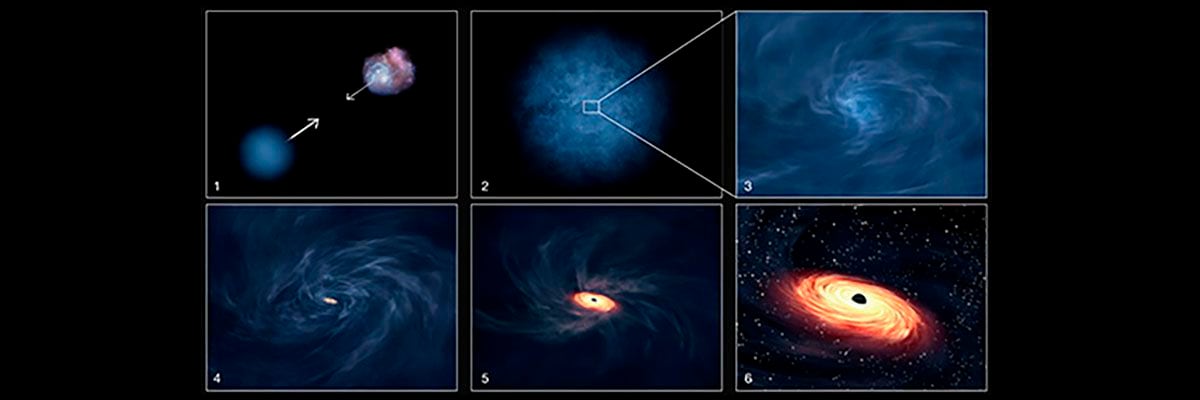 La NASA está estudiando distintos agujeros negros en varias galaxias (NASA)