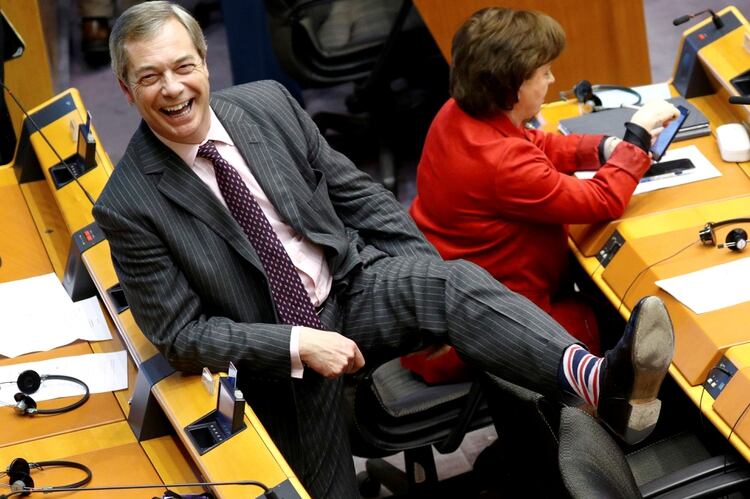 Nigel Farage, líder del Partido del Brexit (REUTERS/Francois Lenoir)