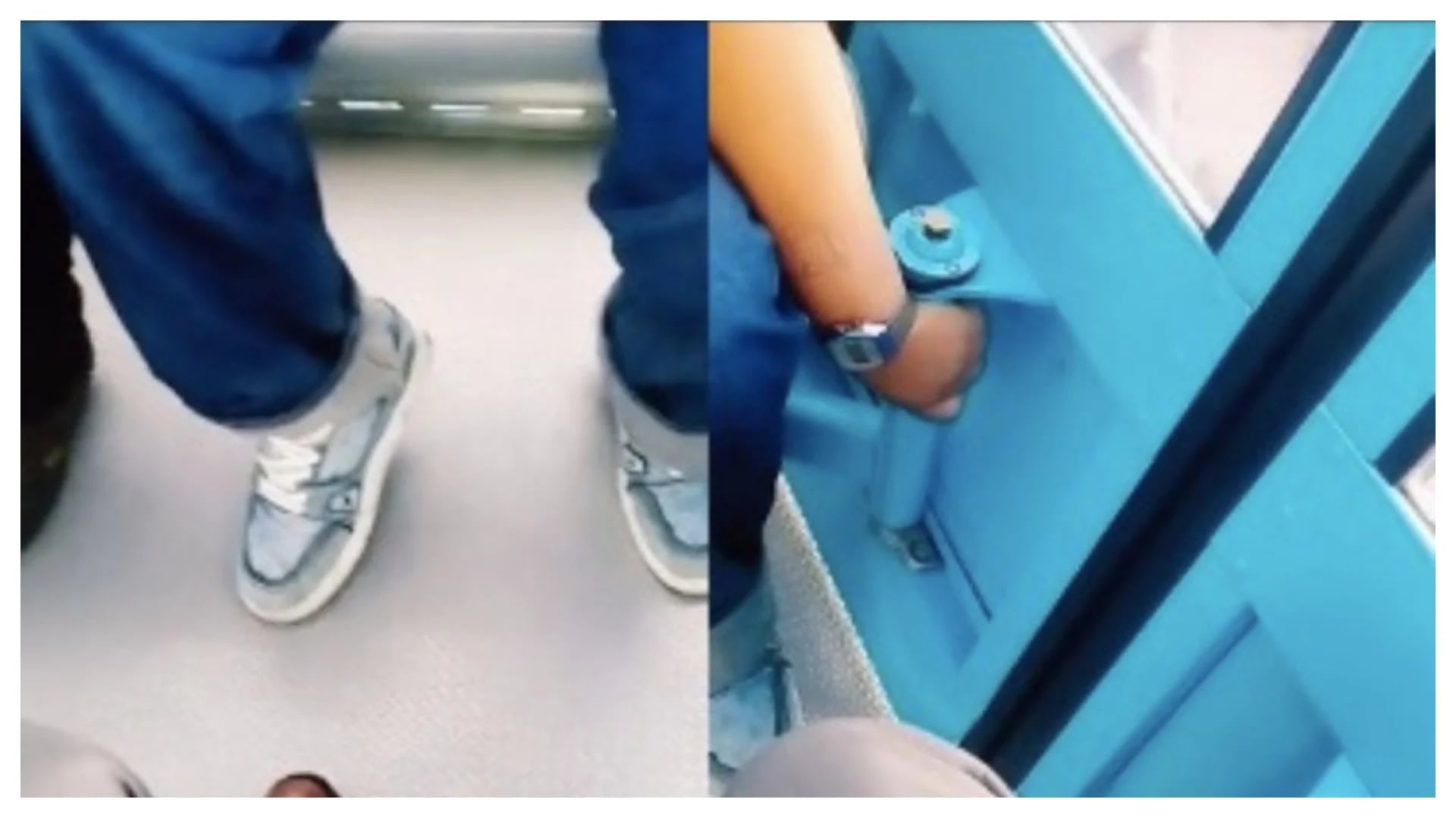 Se viralizó video de usuarios en Cablebús que cerraron las puertas con las manos