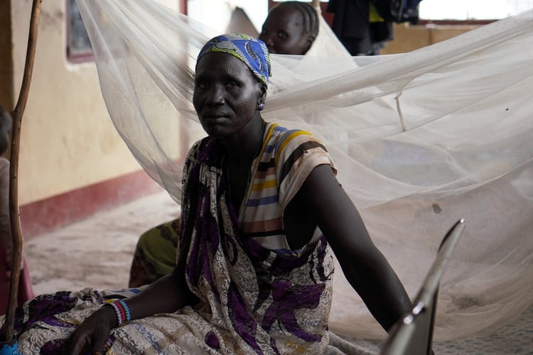 Una mujer desplazada en Sudán del Sur, el país menos próspero del mundo (REUTERS/Andreea Campeanu)