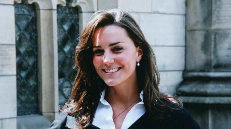 Kate Middleton en su época de universitaria