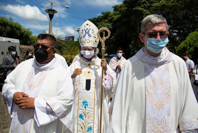 La Iglesia Católica de Nicaragua aseguró que confía en el diálogo pese a los atropellos del régimen de Ortega. (REUTERS)