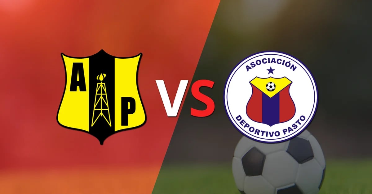 The first half ends in an advantage for Alianza Petrolera over Pasto