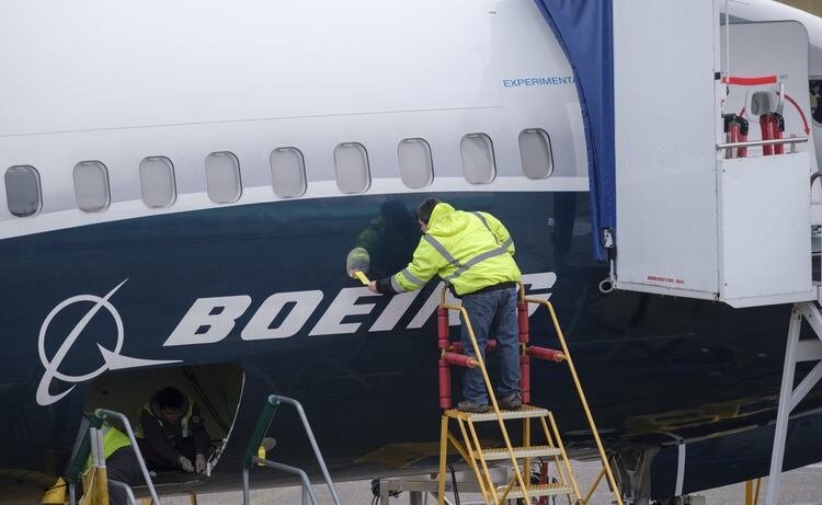 Boeing atraviesa una crisis sin precedentes por los problemas del 737 MAX (Stephen Brashear/ Getty Images/ AFP)
