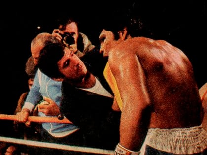 La pelea Galíndez vs Kates en 1976 (Foto: Archivo Maximiliano Roldán)
