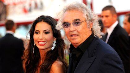 Elisabetta Gregoraci y Flavio Briatore (Shutterstock)