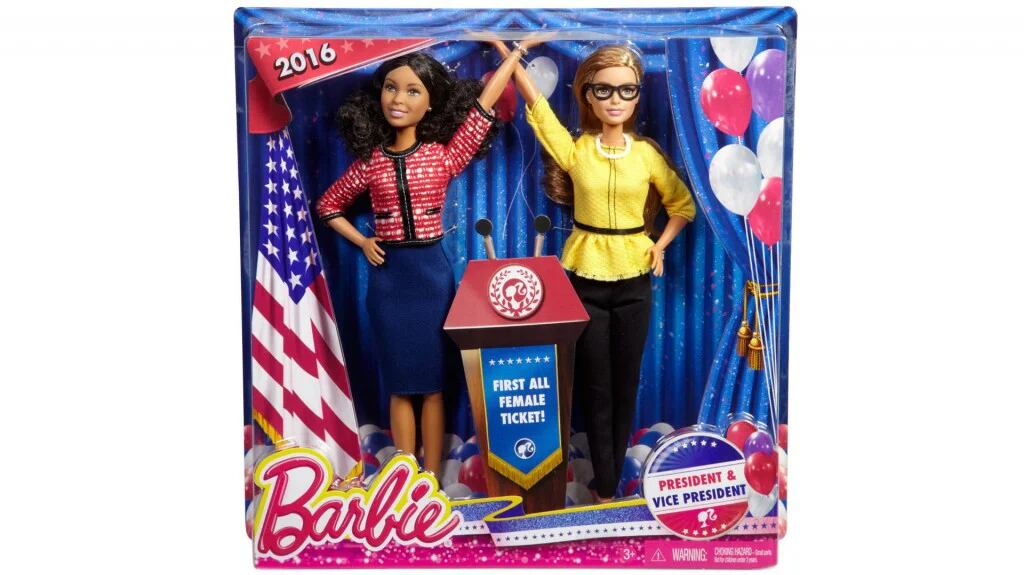 La revolucionaria fórmula presidencial femenina de Barbie para el 2016