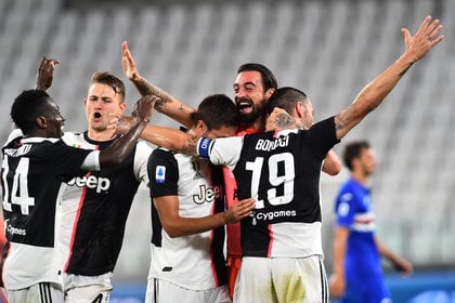 La Juve conquistó su noveno Scudetto consecutivo (REUTERS/Massimo Pinca)