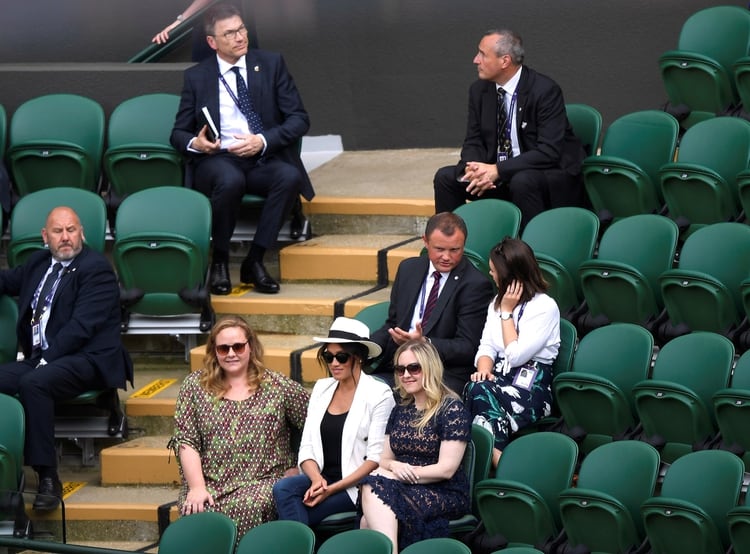 Meghan Markle y sus dos amigas en Wimbledon