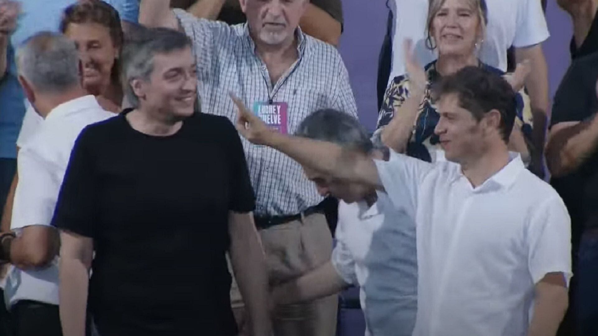 Máximo Kirchner y Axel Kicillof