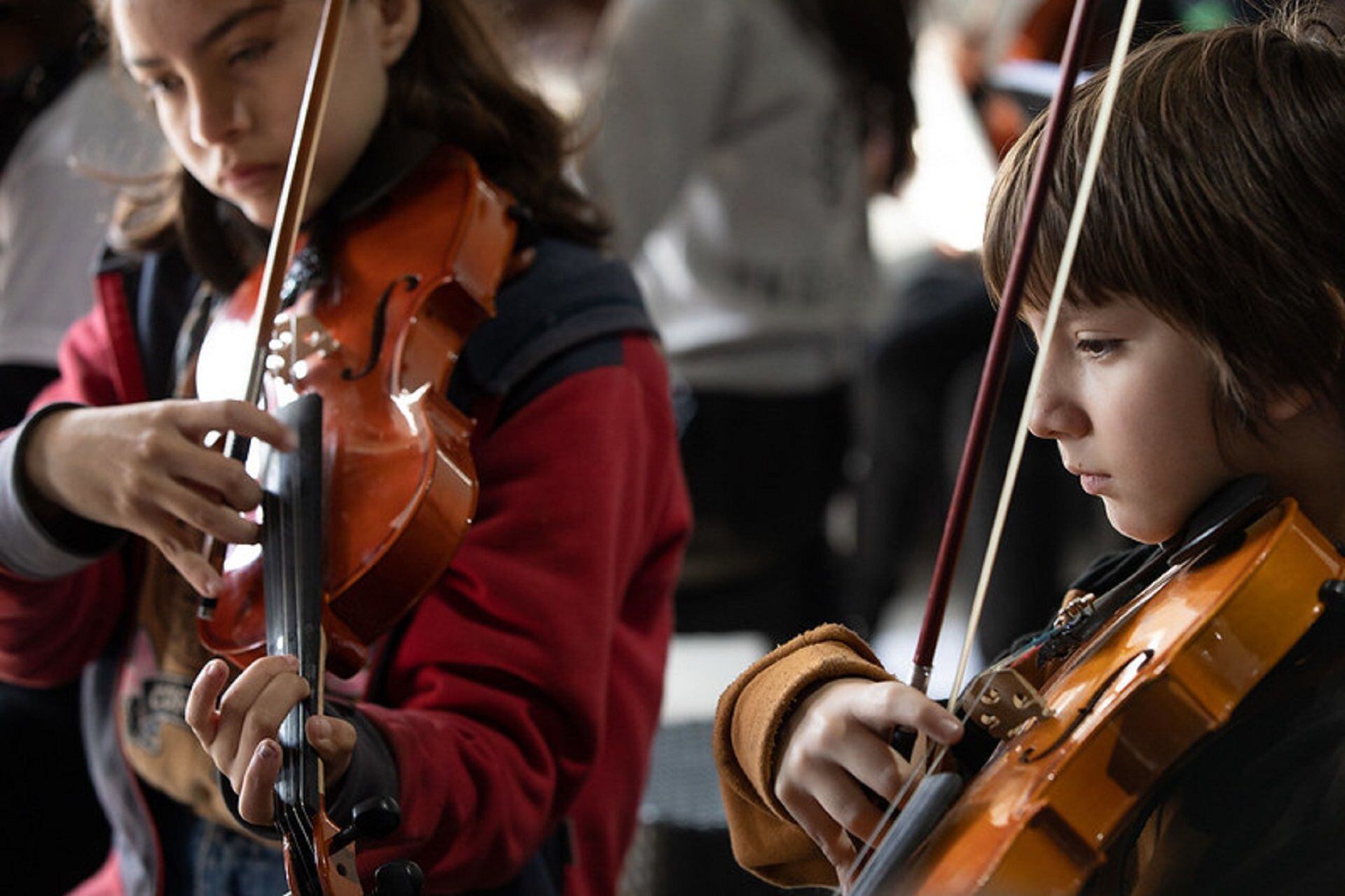 La Gran Orquesta Federal Infantil y Juvenil brindará un concierto mañana a las 14.30 con la participación especial de artistas como Nadia Larcher, Malena D´Alessio y Rolando Goldman (Foto: Ministerio de Cultura de la Nación)