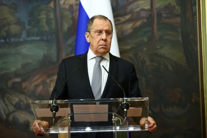 Ministro de Relaciones Exteriores Sergey Lavrov.  Ministerio de Relaciones Exteriores de Rusia / Documento a través de REUTERS