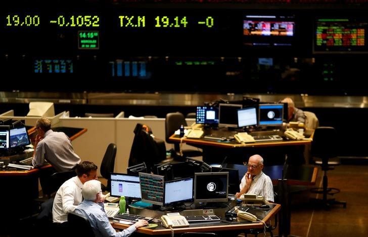 El índice S&P; Merval porteño ganaba 1,33% tras avanzar un 3,37% en las tres ruedas previas (Reuters)