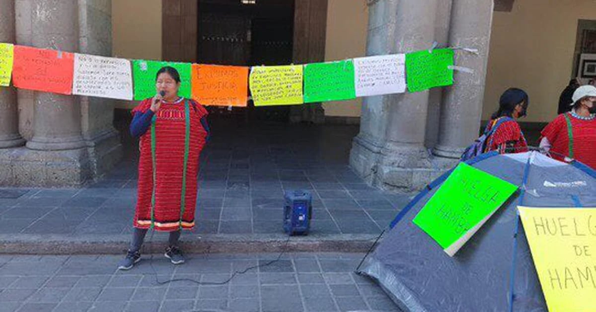 Triqui women have gone on a hunger strike in Oaxaca to demand attention from the authorities