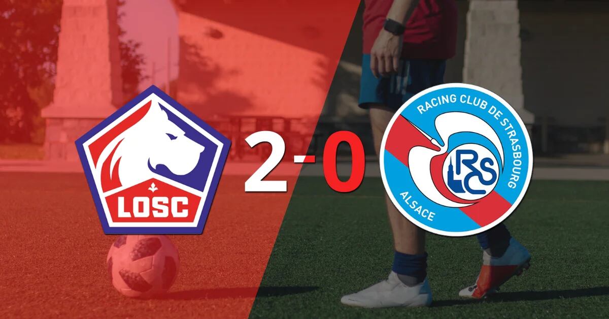 Jonathan David sealed Lille’s win over RC Strasbourg with a brace