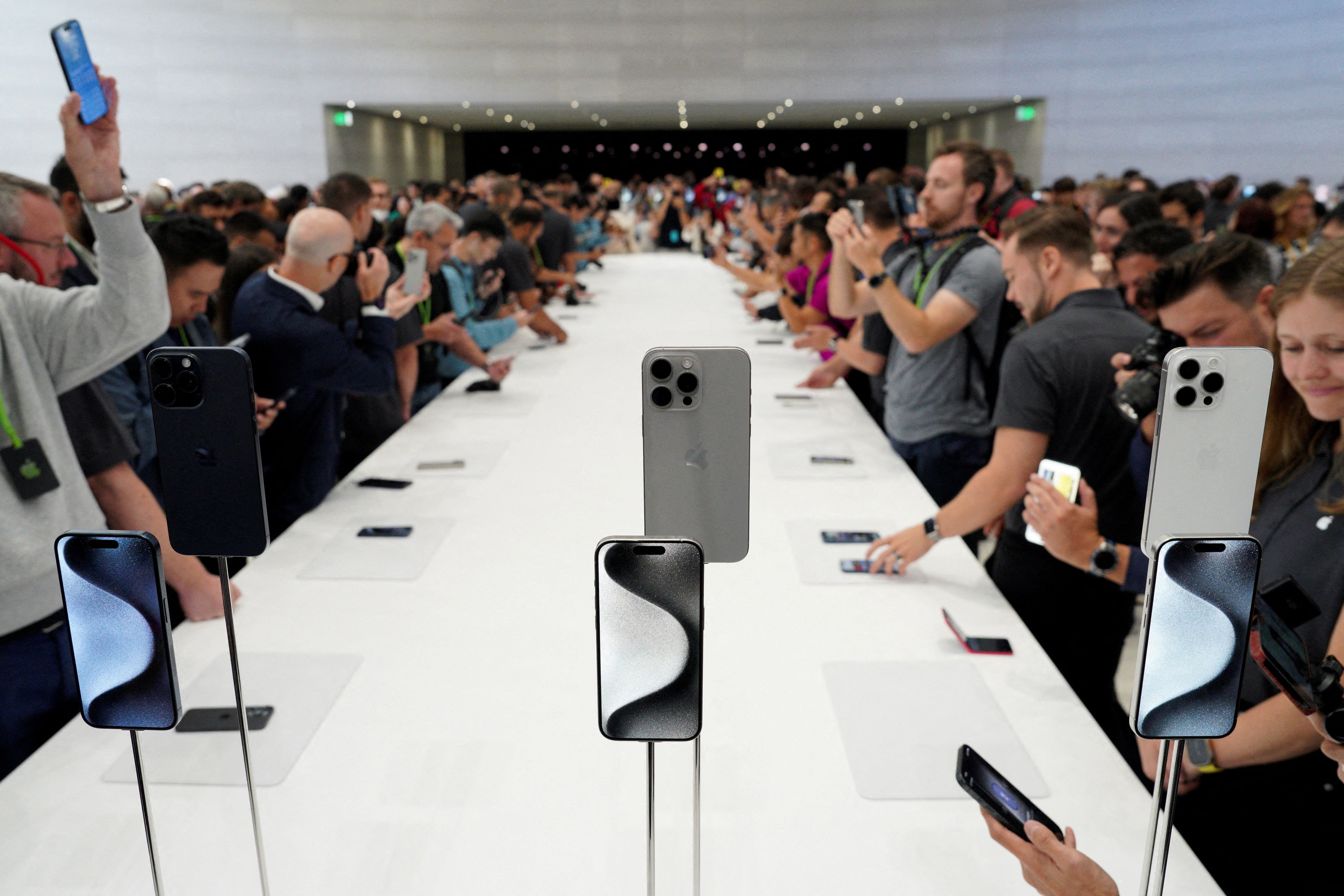 En el evento Wonderlust, Apple presentó el nuevo iPhone 15, el cual fue el protagonista de la jornada. September 12, 2023. REUTERS/Loren Elliott/File Photo